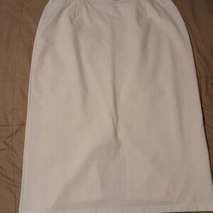Cato White Maxi Pencil Skirt Size 22/24W